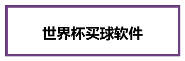 世界杯买球软件